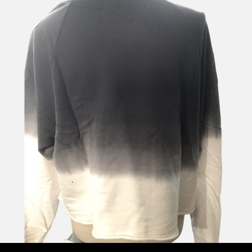 Black French Terry Ombre' Dip Dyed Raglan Sleeve Top various sizes hp🔥🔥🔥 - Picture 11 of 15